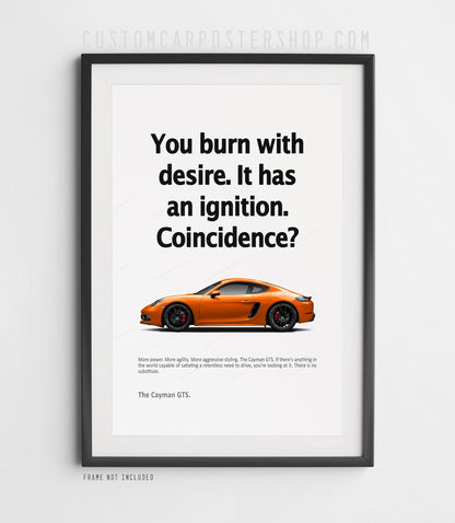 Porsche 718 Cayman GTS Ad - Coincidence