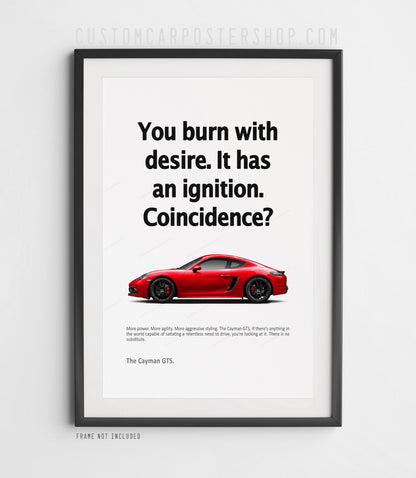 Porsche 718 Cayman GTS Ad - Coincidence