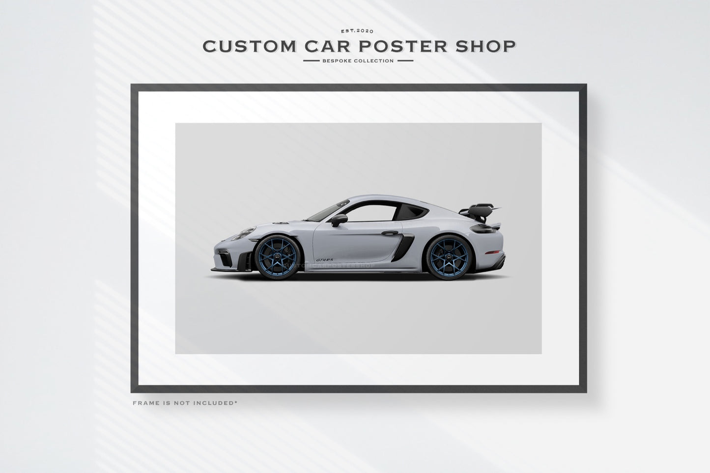 Porsche 718 Cayman GT4 RS Poster (Commissioned)