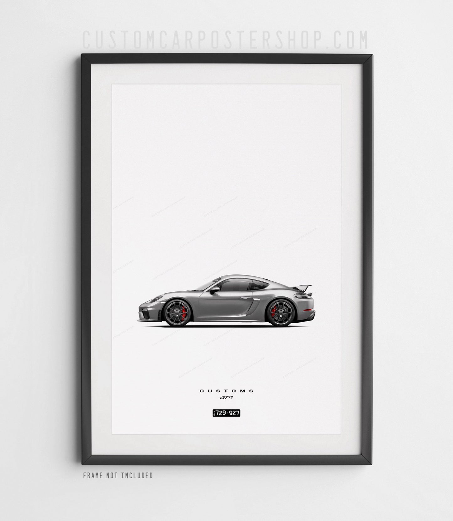 Porsche 718 Cayman GT4 Print (Commissioned)