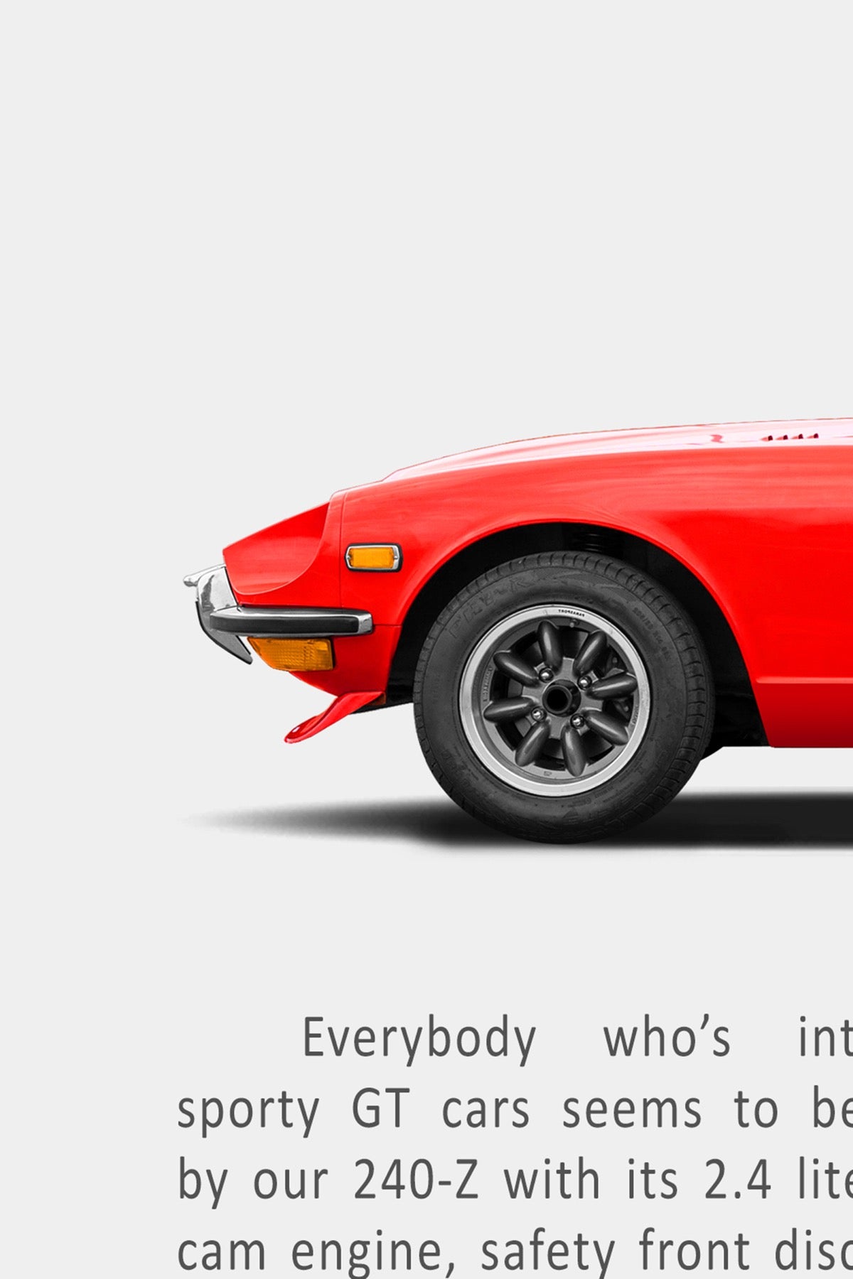 Datsun 240z Retro Print Ad - Wanted