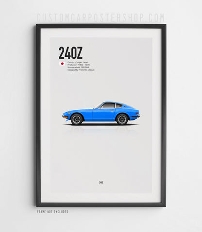 Nissan Fairlady Z / Datsun 240z Poster