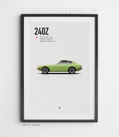 Nissan Fairlady Z / Datsun 240z Poster