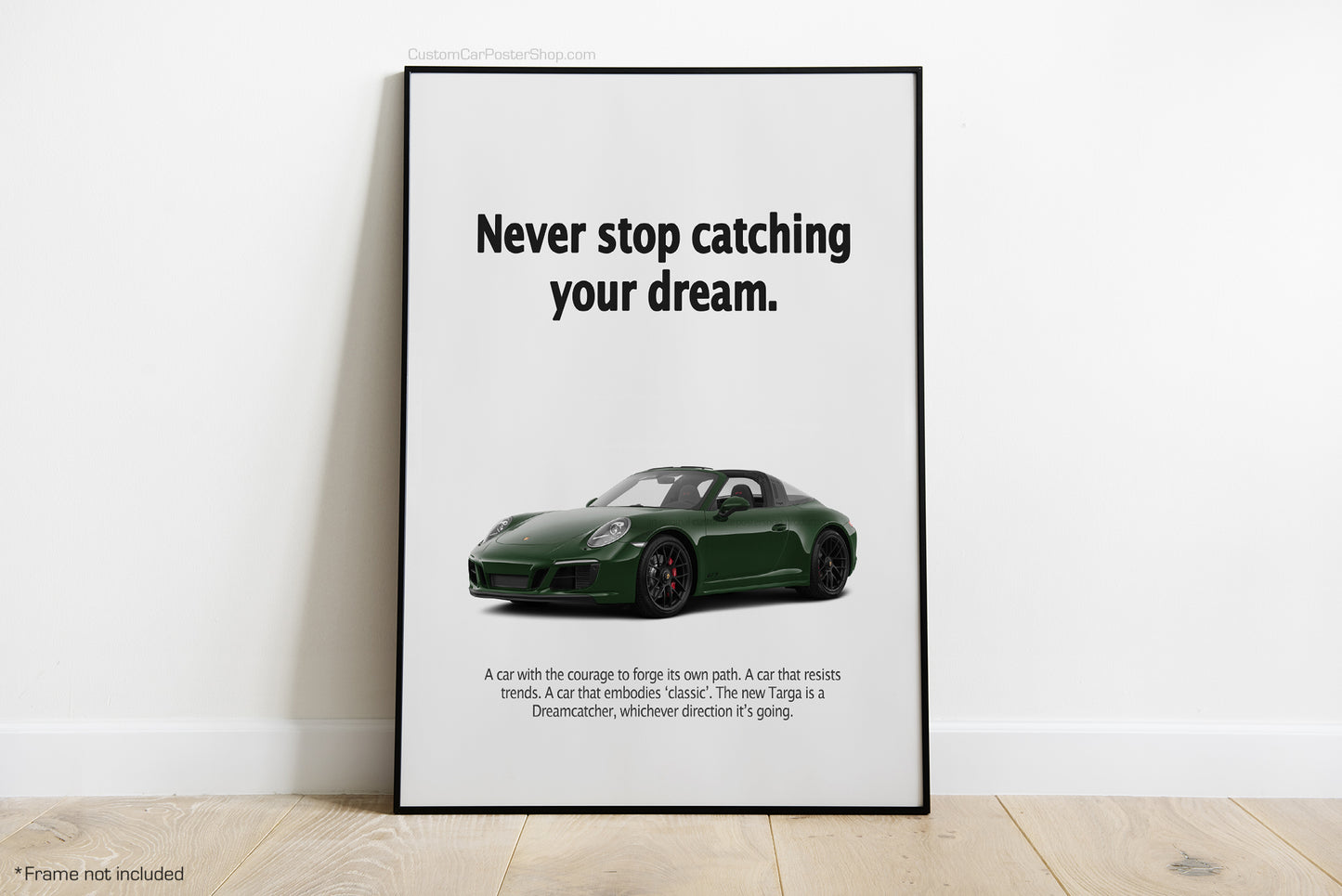 Porsche 911 (992) Targa Vintage Porsche Ads - Dreamcatcher