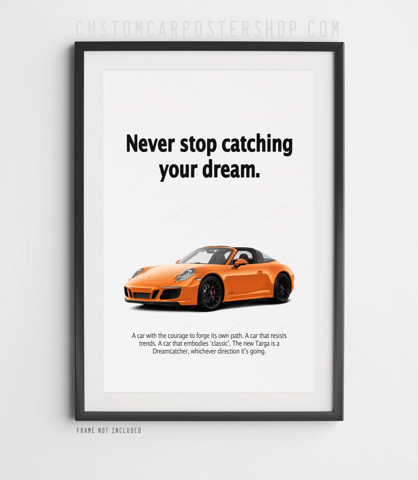 Porsche 911 (991) Targa 4 GTS Vintage Ad - Dreamcatcher