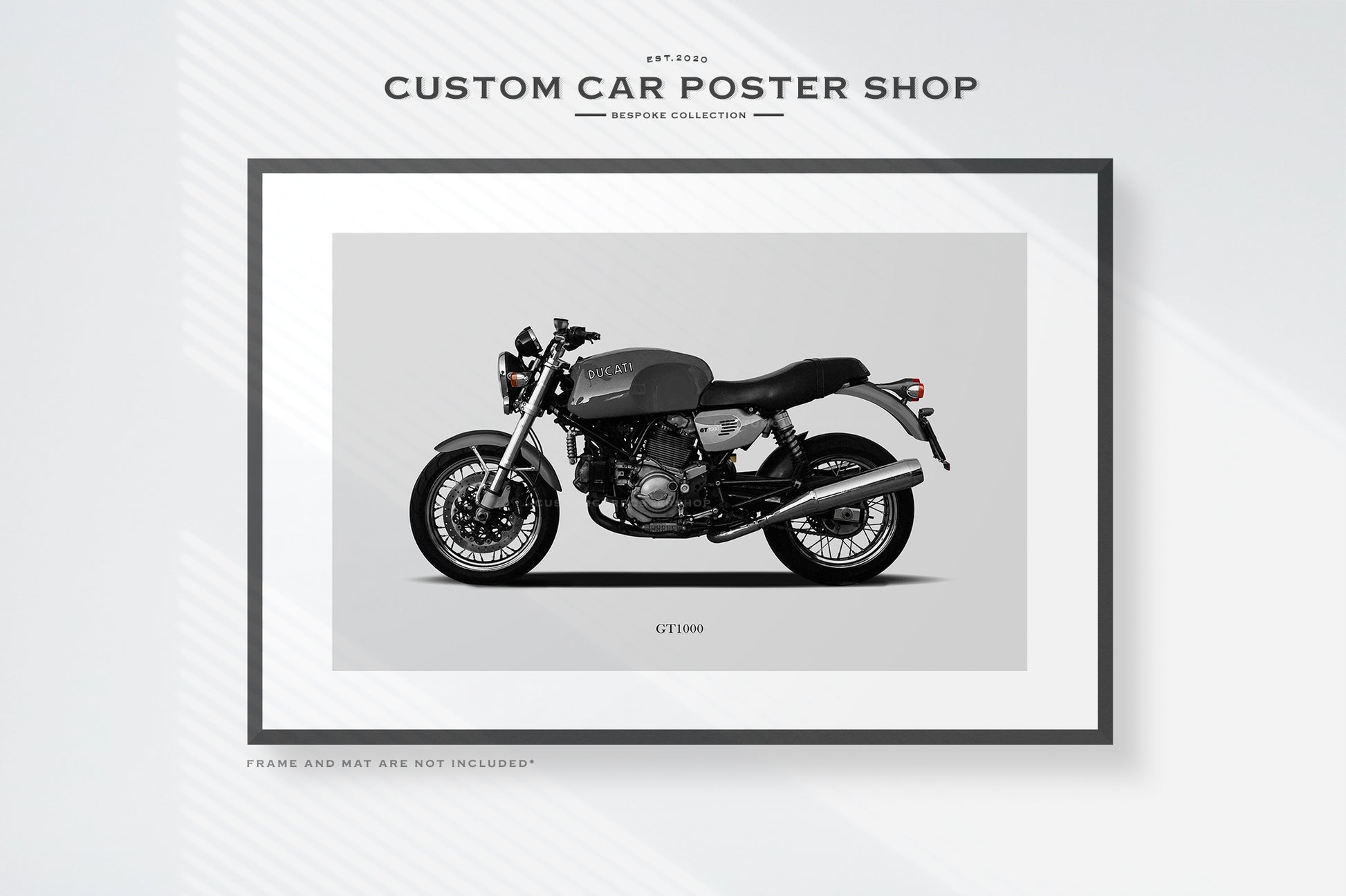 Special commissioned Ducati GT1000 poster print.
