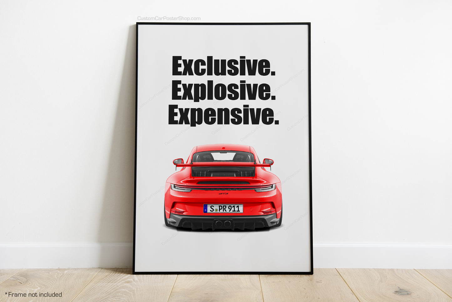 Explosive, Exclusive, Expensive - Porsche 911 GT3 (992) Vintage Porsche Ads