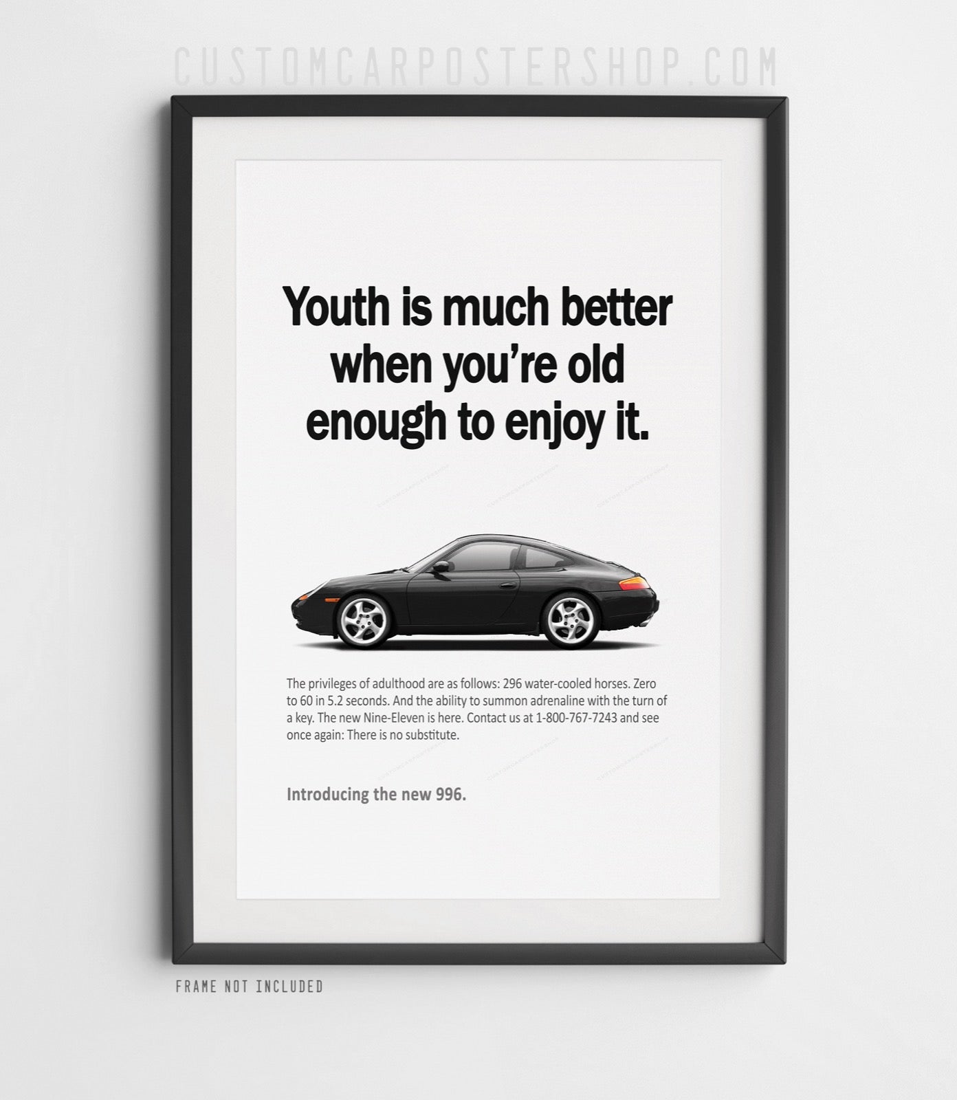 Porsche 911 (996) Vintage Ad - Enjoy Youth