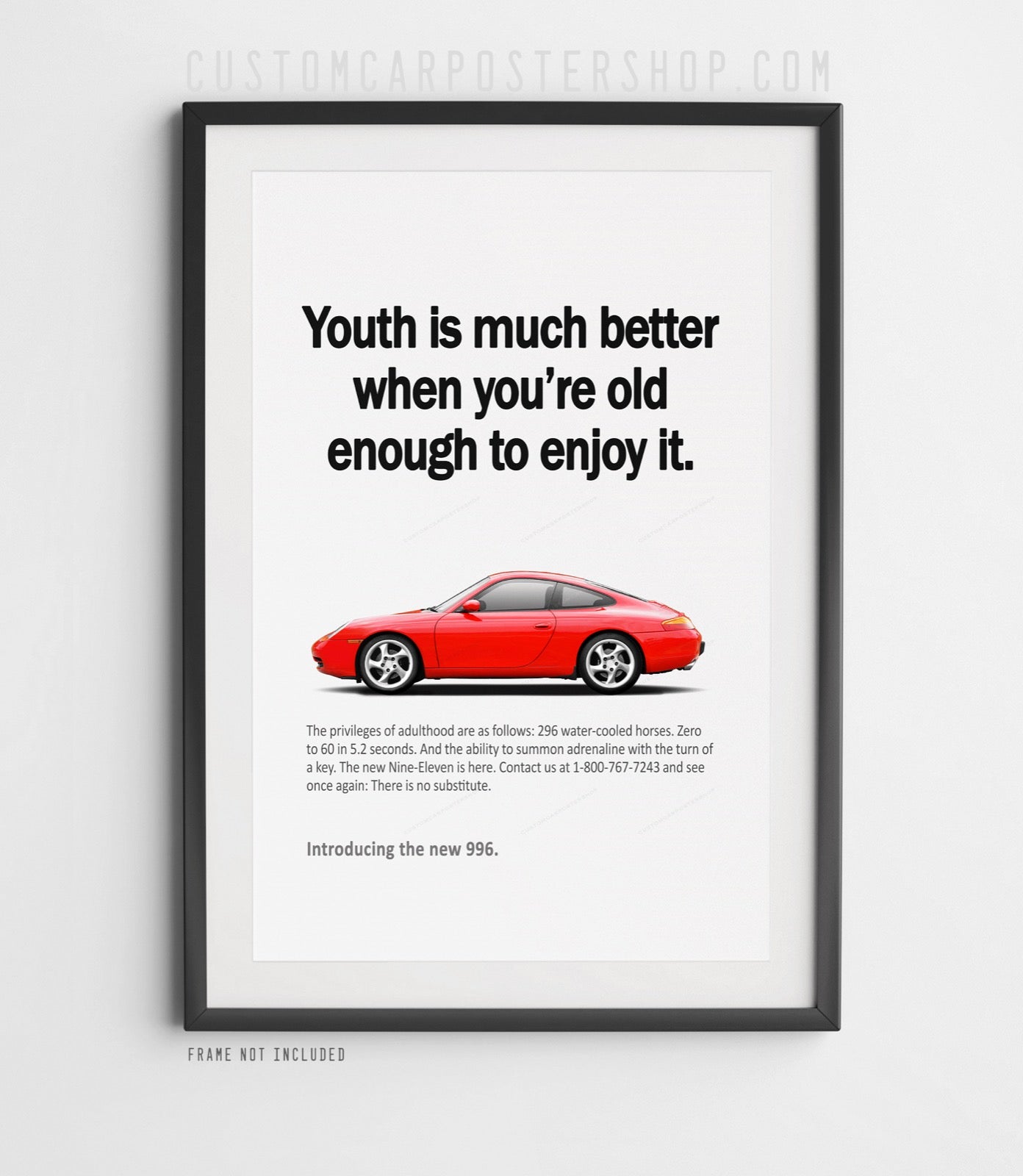 Porsche 911 (996) Vintage Ad - Enjoy Youth