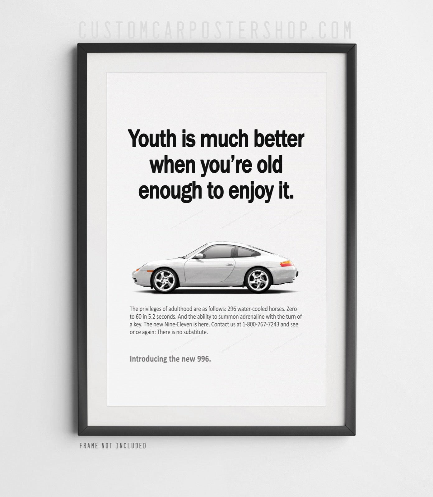 Porsche 911 (996) Vintage Ad - Enjoy Youth