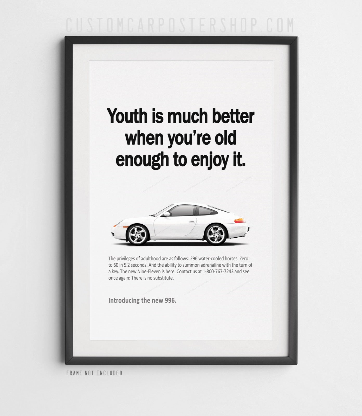 Porsche 911 (996) Vintage Ad - Enjoy Youth