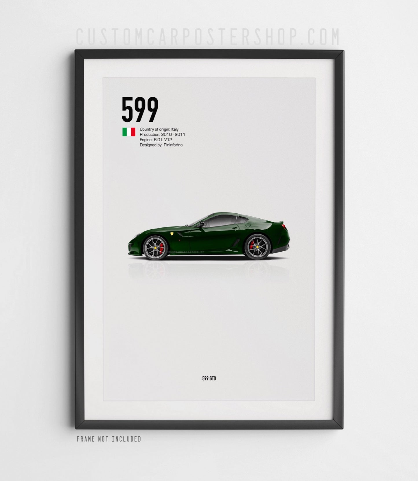 Ferrari 599 GTO Poster