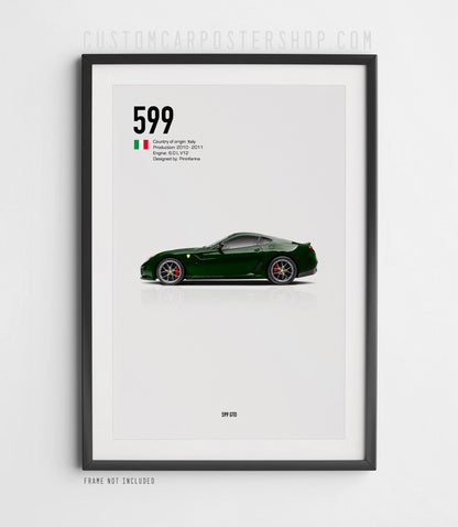 Ferrari 599 GTO Poster