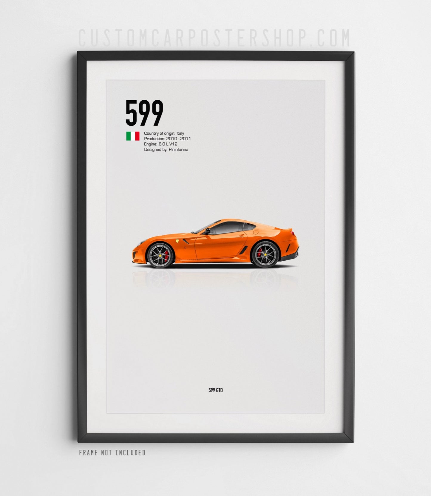 Ferrari 599 GTO Poster