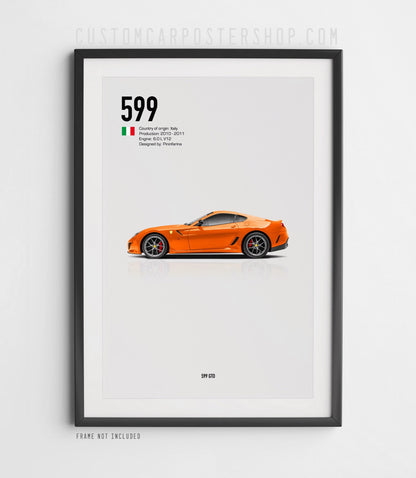Ferrari 599 GTO Poster