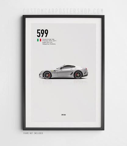 Ferrari 599 GTO Poster