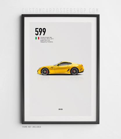 Ferrari 599 GTO Poster