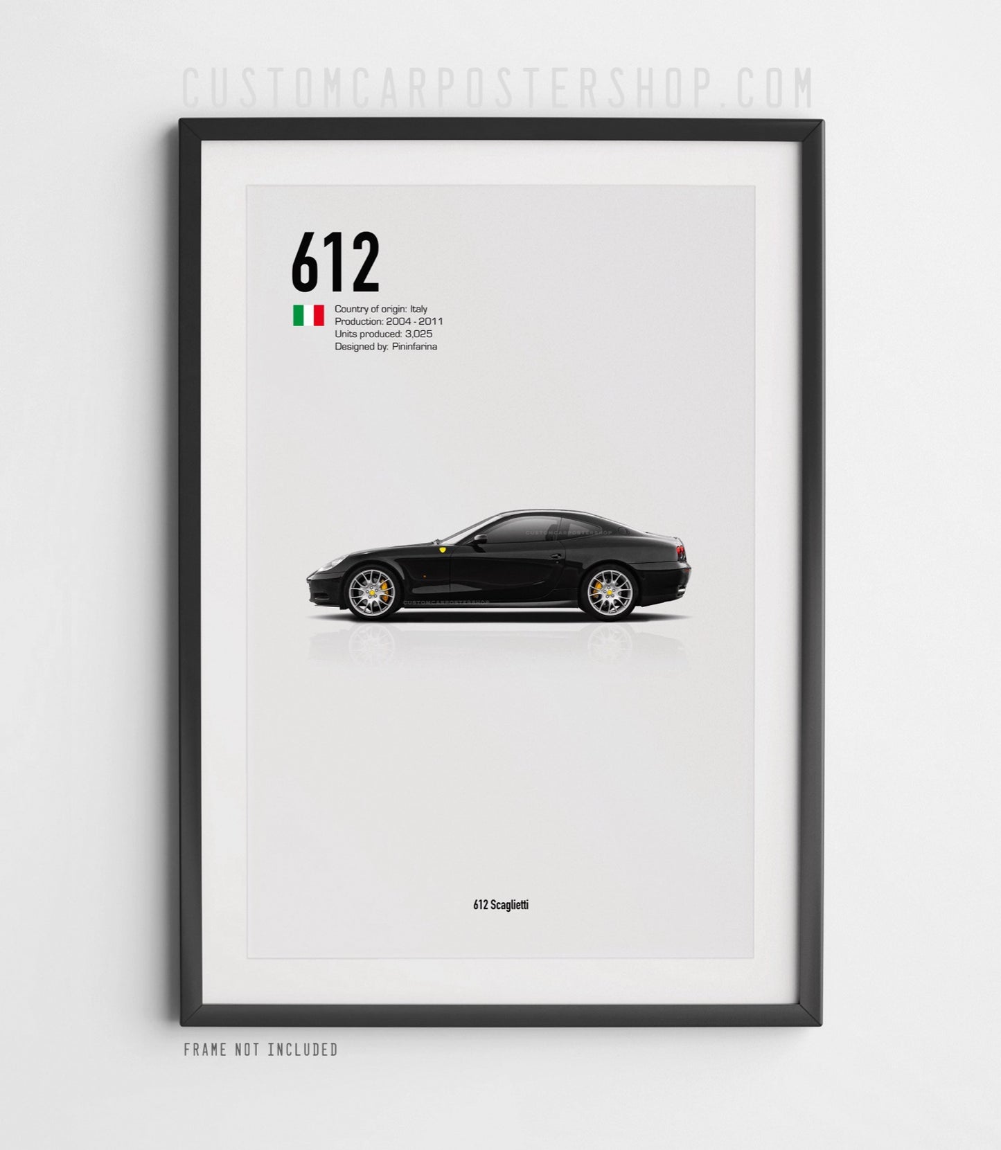 Ferrari 612 Scaglietti Poster