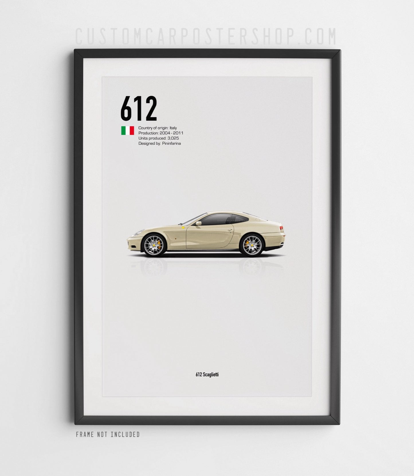 Ferrari 612 Scaglietti Poster
