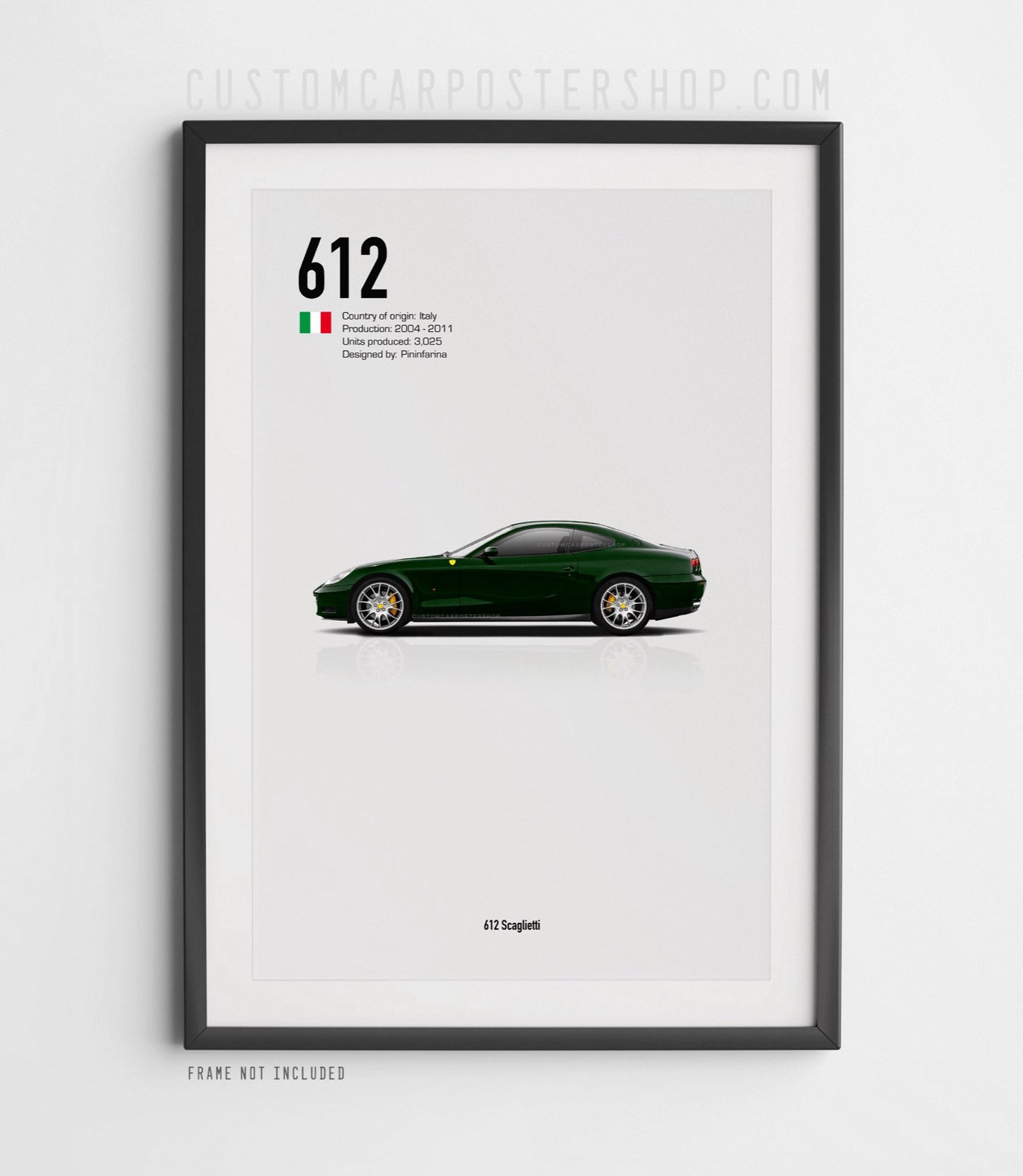 Ferrari 612 Scaglietti Poster