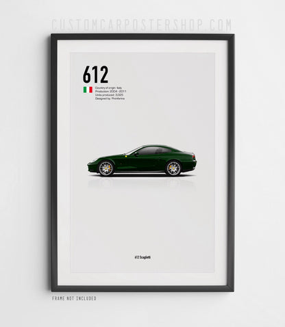 Ferrari 612 Scaglietti Poster