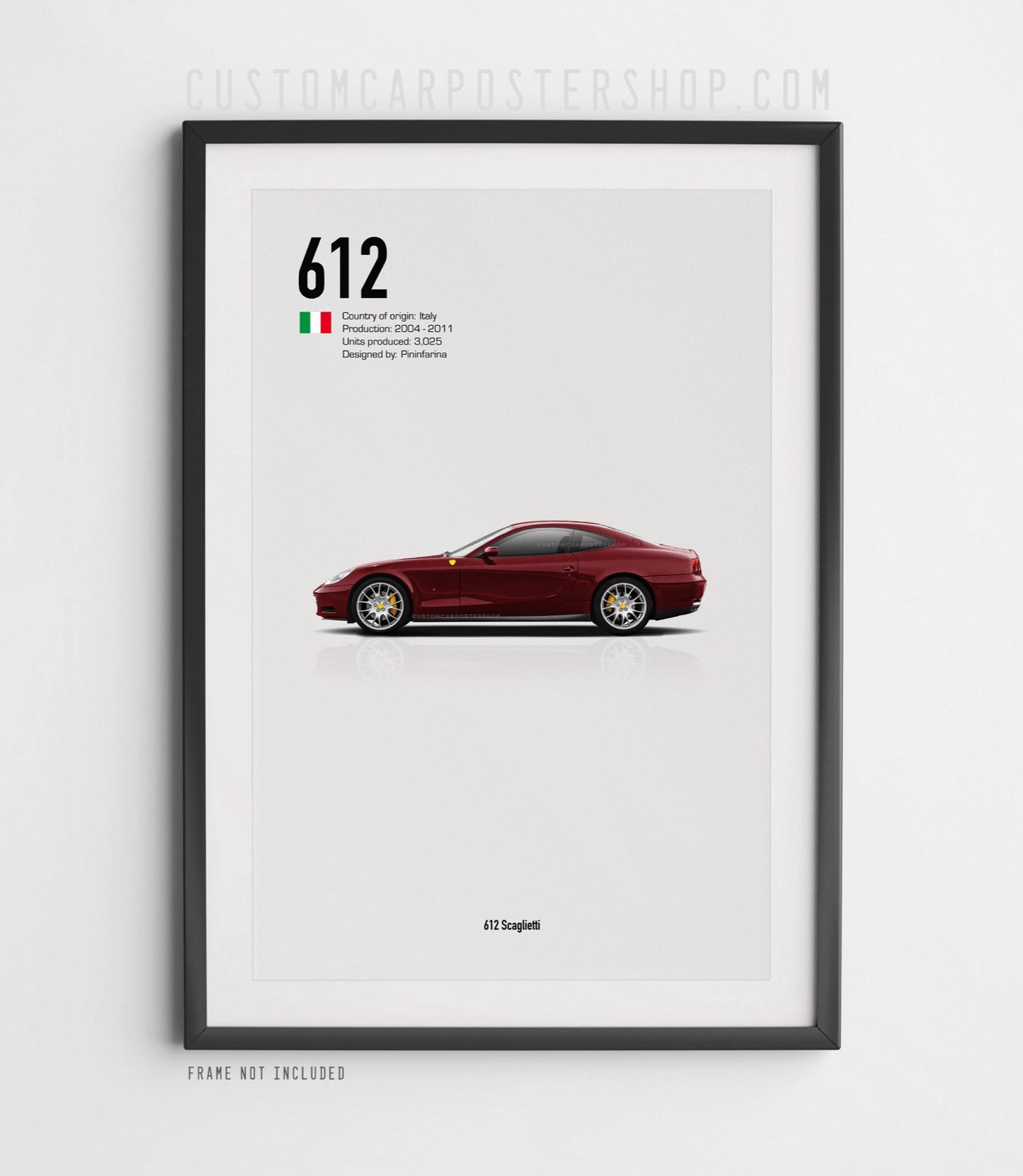 Ferrari 612 Scaglietti Poster