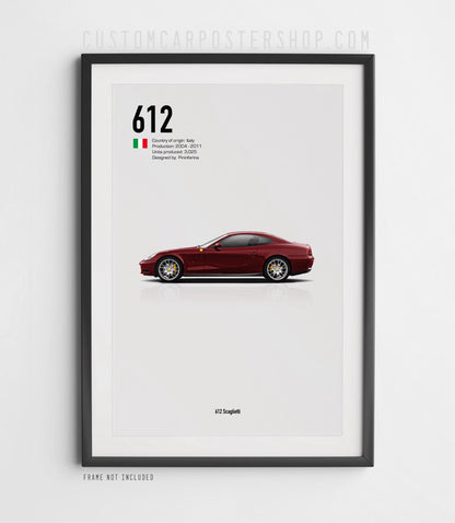 Ferrari 612 Scaglietti Poster