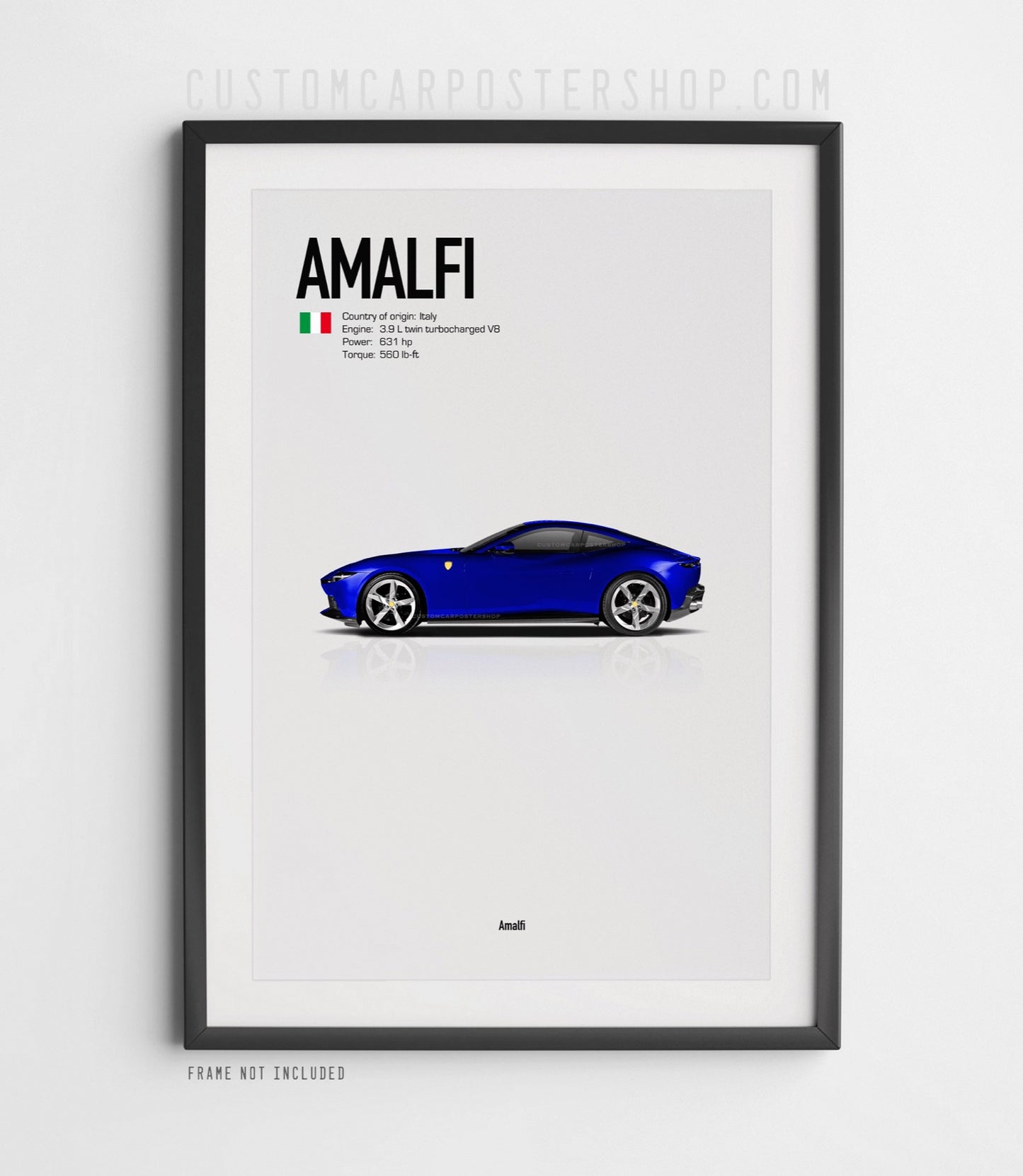 Ferrari Amalfi Poster