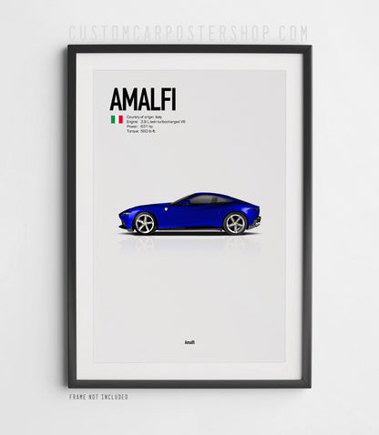 Ferrari Amalfi Poster