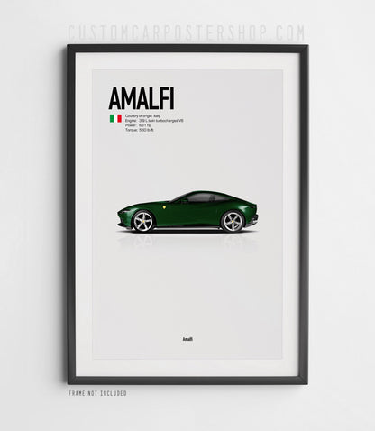 Ferrari Amalfi Poster
