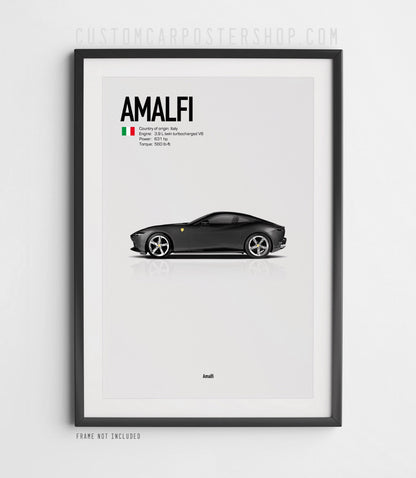 Ferrari Amalfi Poster