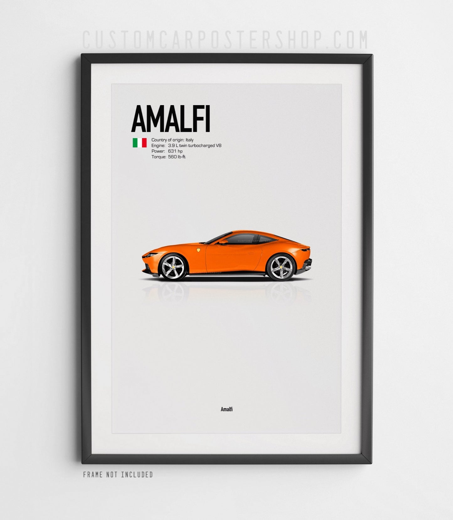 Ferrari Amalfi Poster