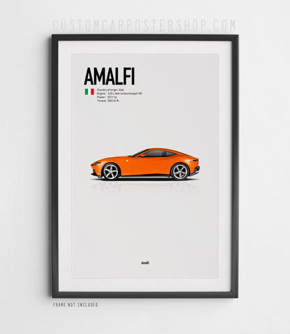 Ferrari Amalfi Poster