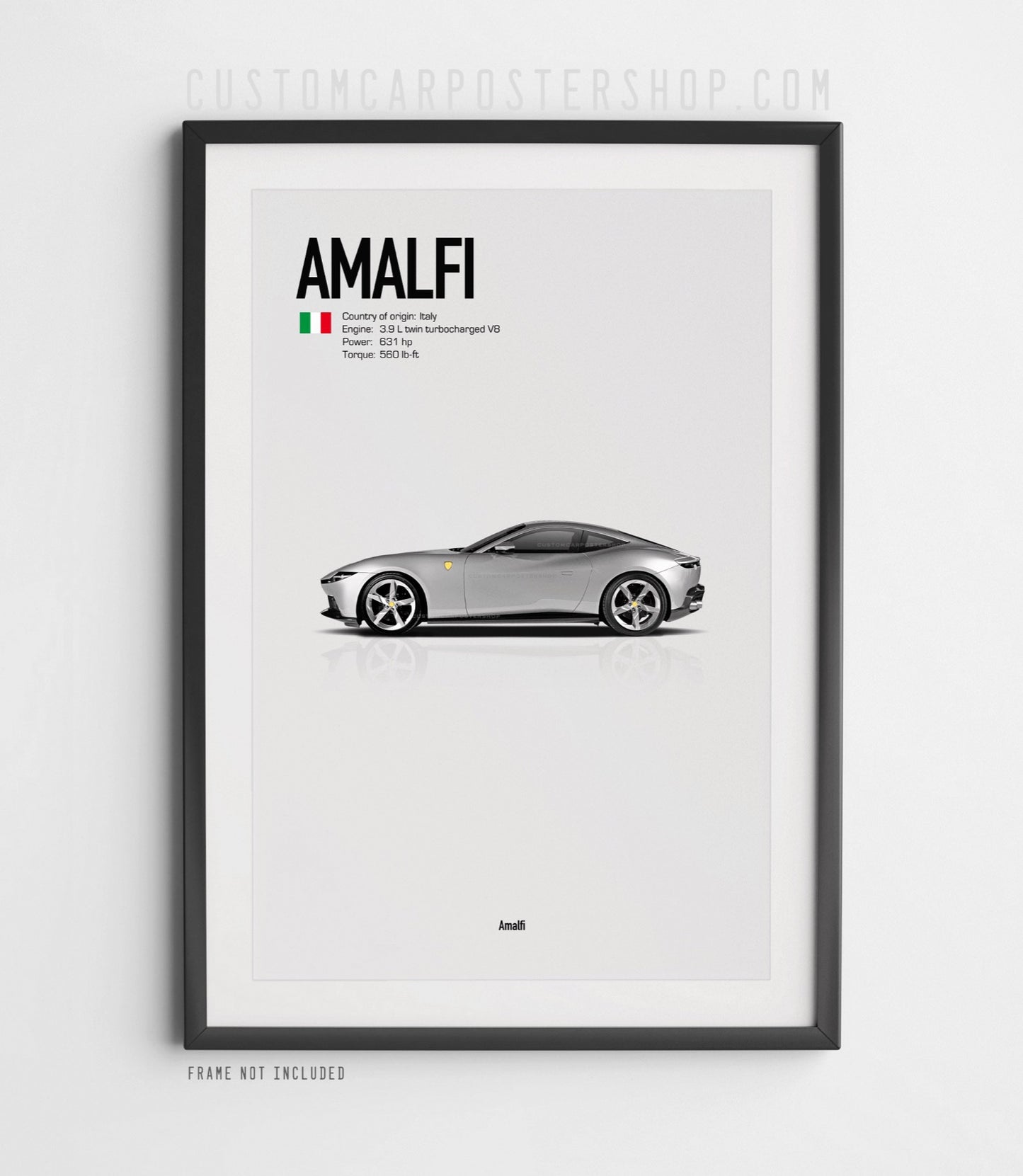 Ferrari Amalfi Poster