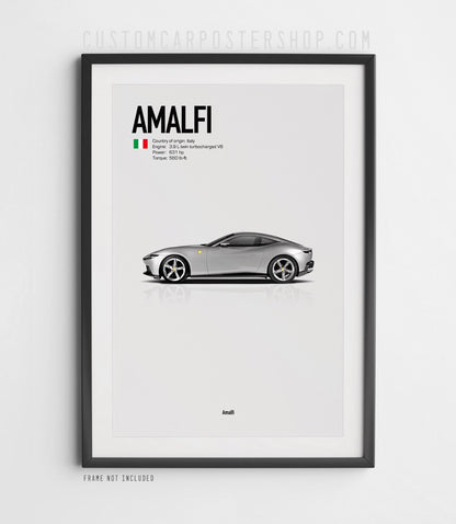 Ferrari Amalfi Poster