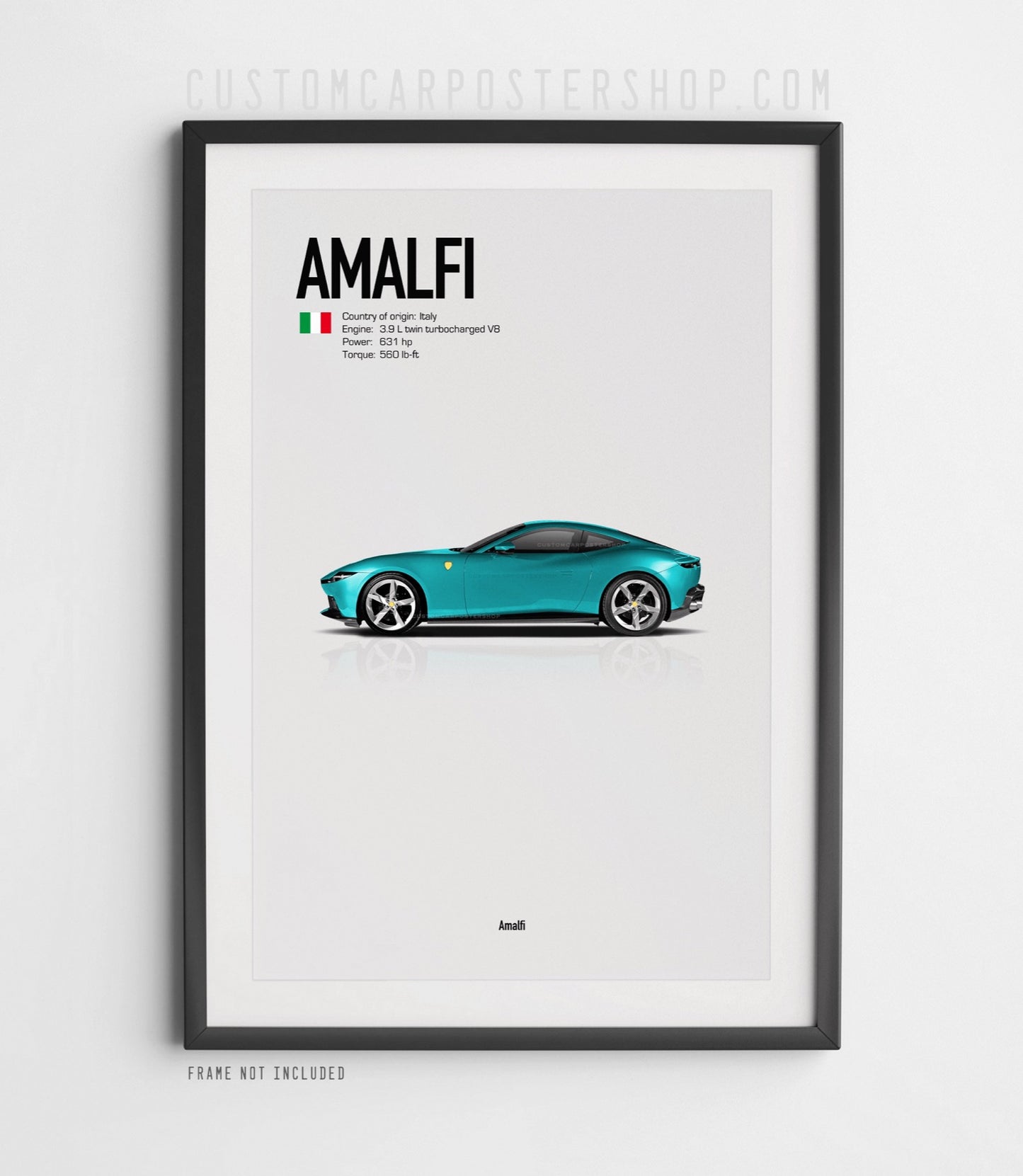 Ferrari Amalfi Poster