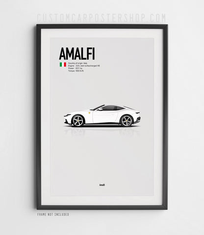 Ferrari Amalfi Poster