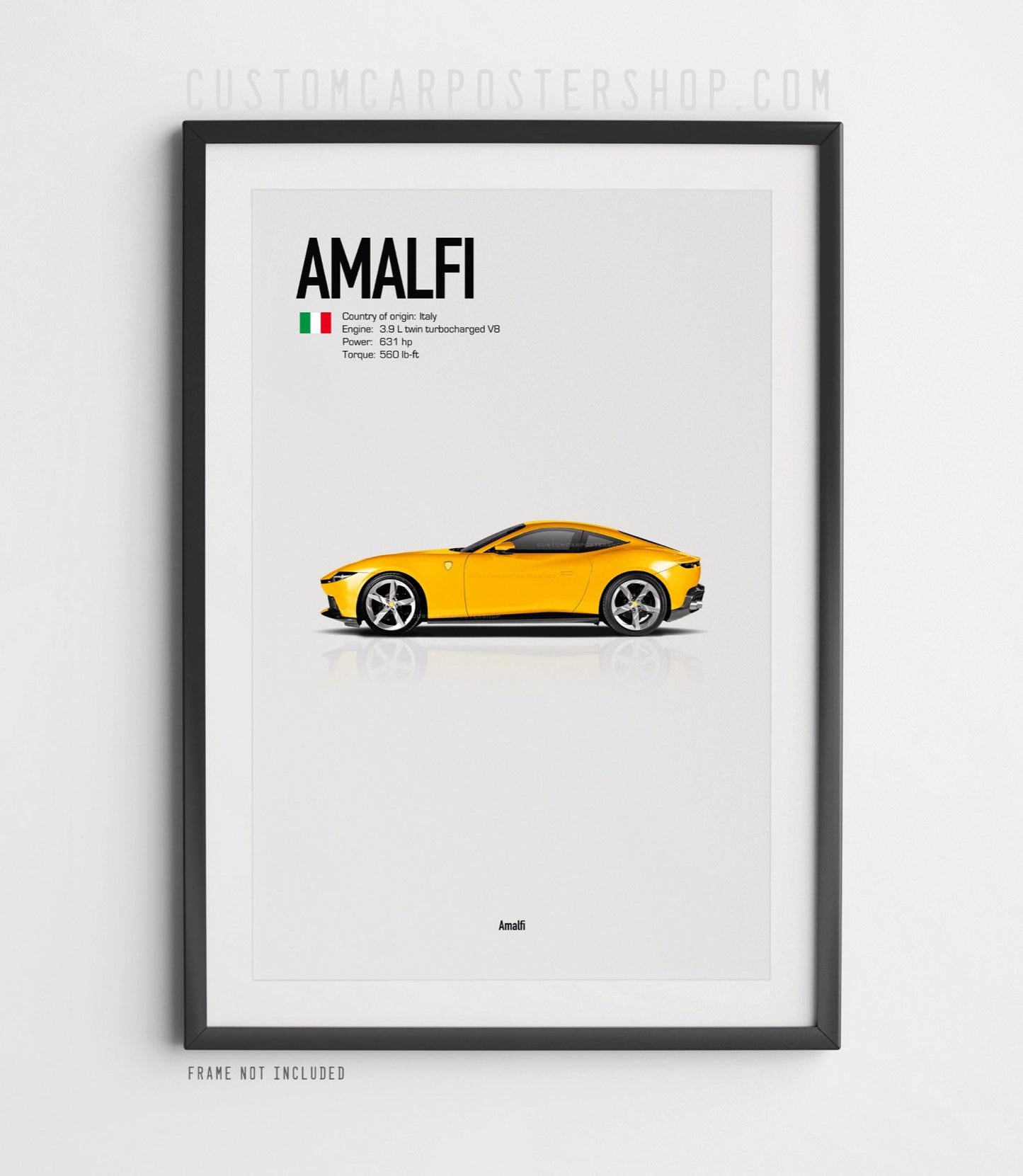Ferrari Amalfi Poster