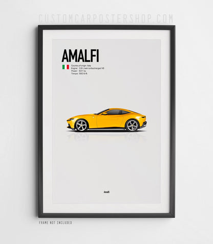 Ferrari Amalfi Poster