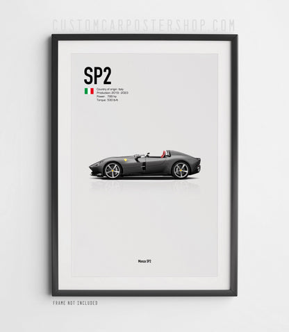 Ferrari Monza SP2 Poster