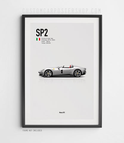 Ferrari Monza SP2 Poster