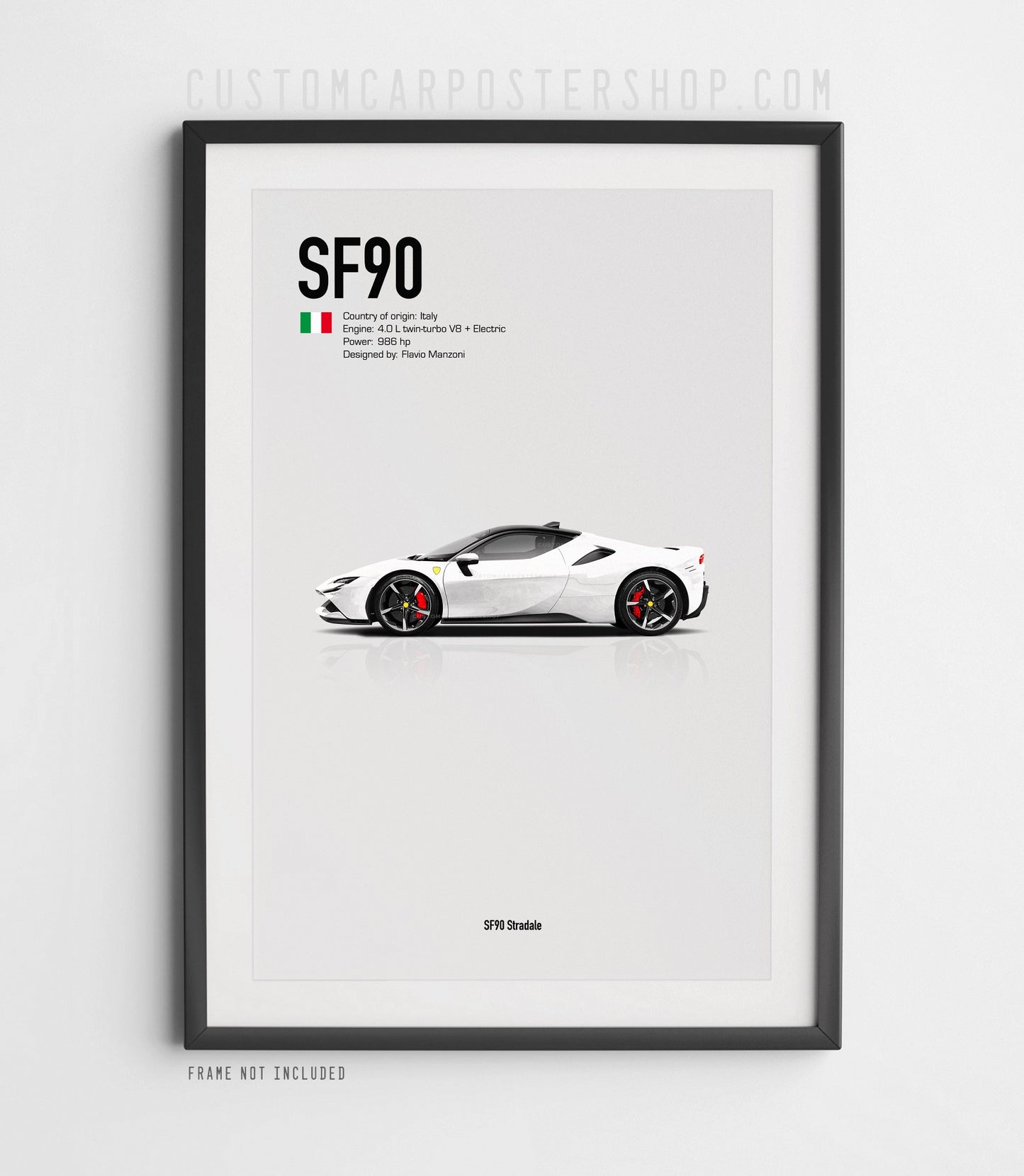 Ferrari SF90 Stradale Poster