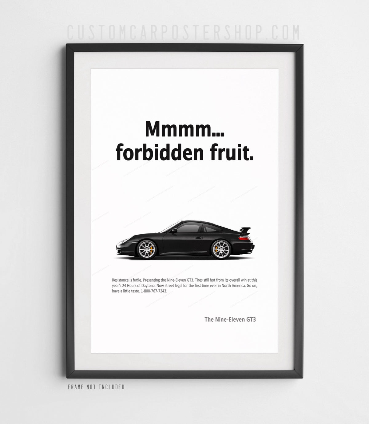 Porsche 996.2 911 GT3 Remastered Print Ad - Forbidden Fruit