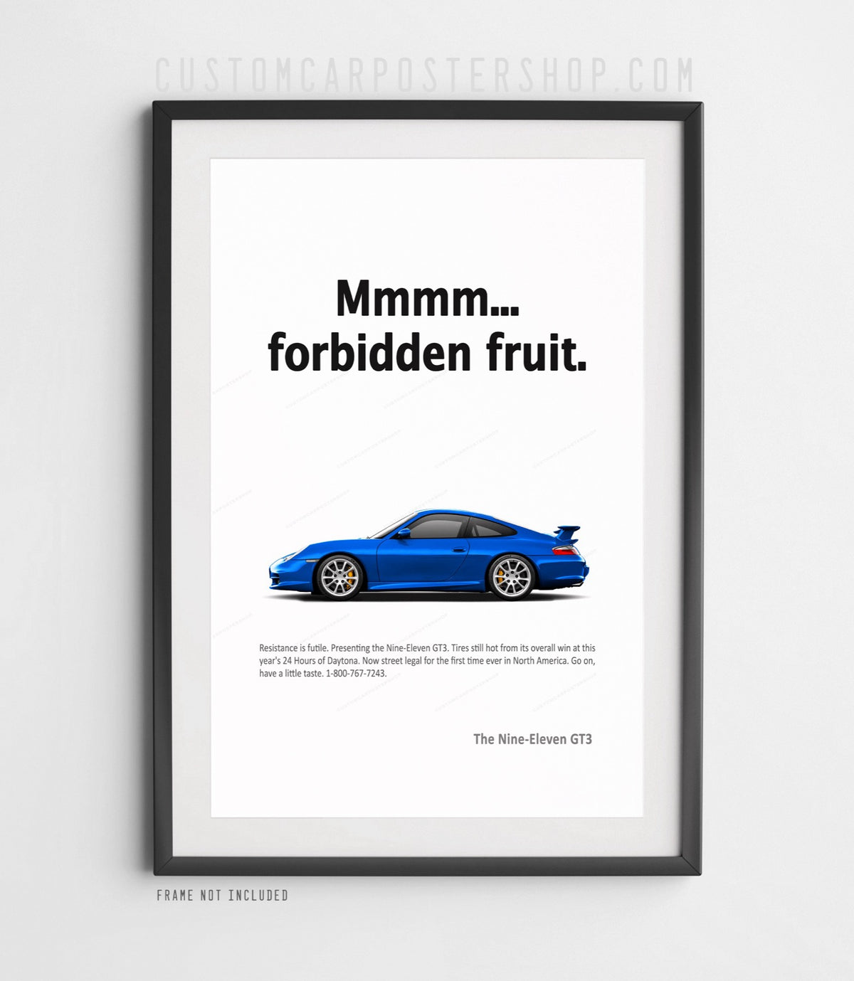 Porsche 996.2 911 GT3 Remastered Print Ad - Forbidden Fruit