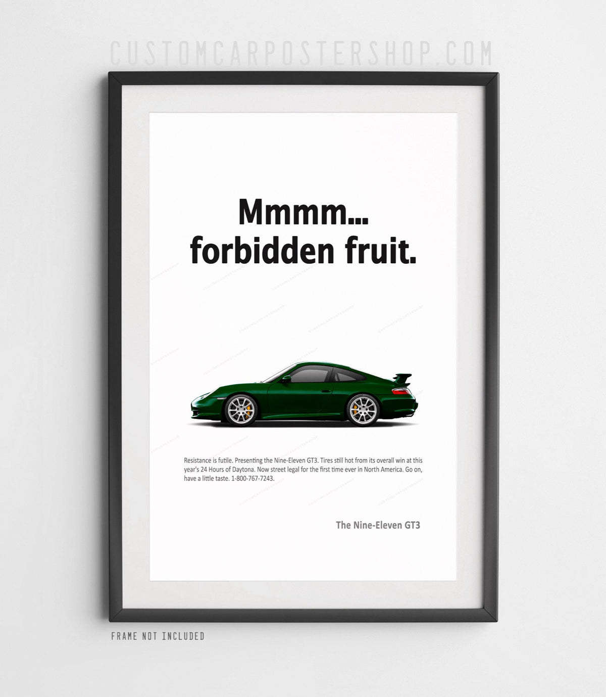 Porsche 996.2 911 GT3 Remastered Print Ad - Forbidden Fruit