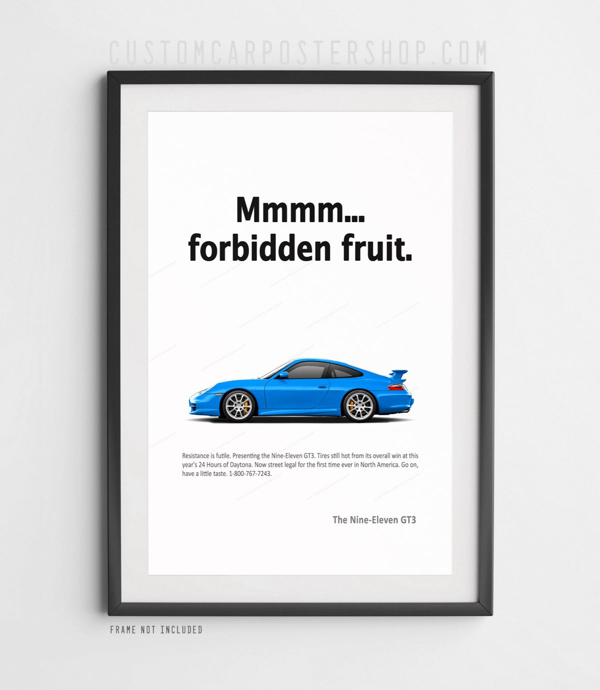 Porsche 996.2 911 GT3 Remastered Print Ad - Forbidden Fruit