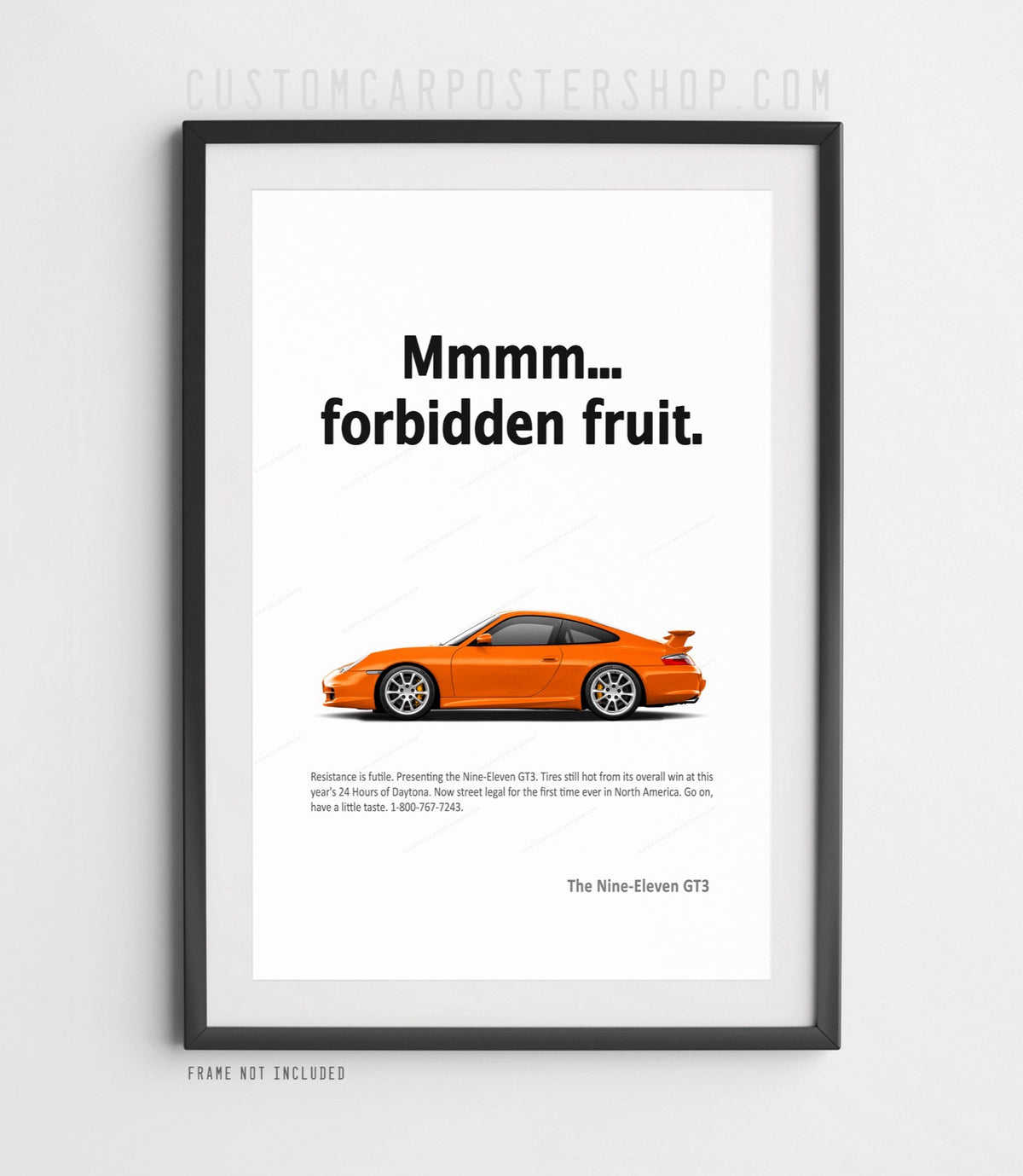 Porsche 996.2 911 GT3 Remastered Print Ad - Forbidden Fruit