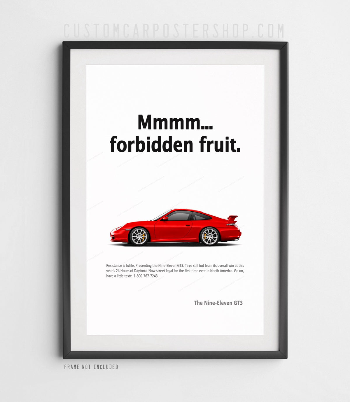 Porsche 996.2 911 GT3 Remastered Print Ad - Forbidden Fruit