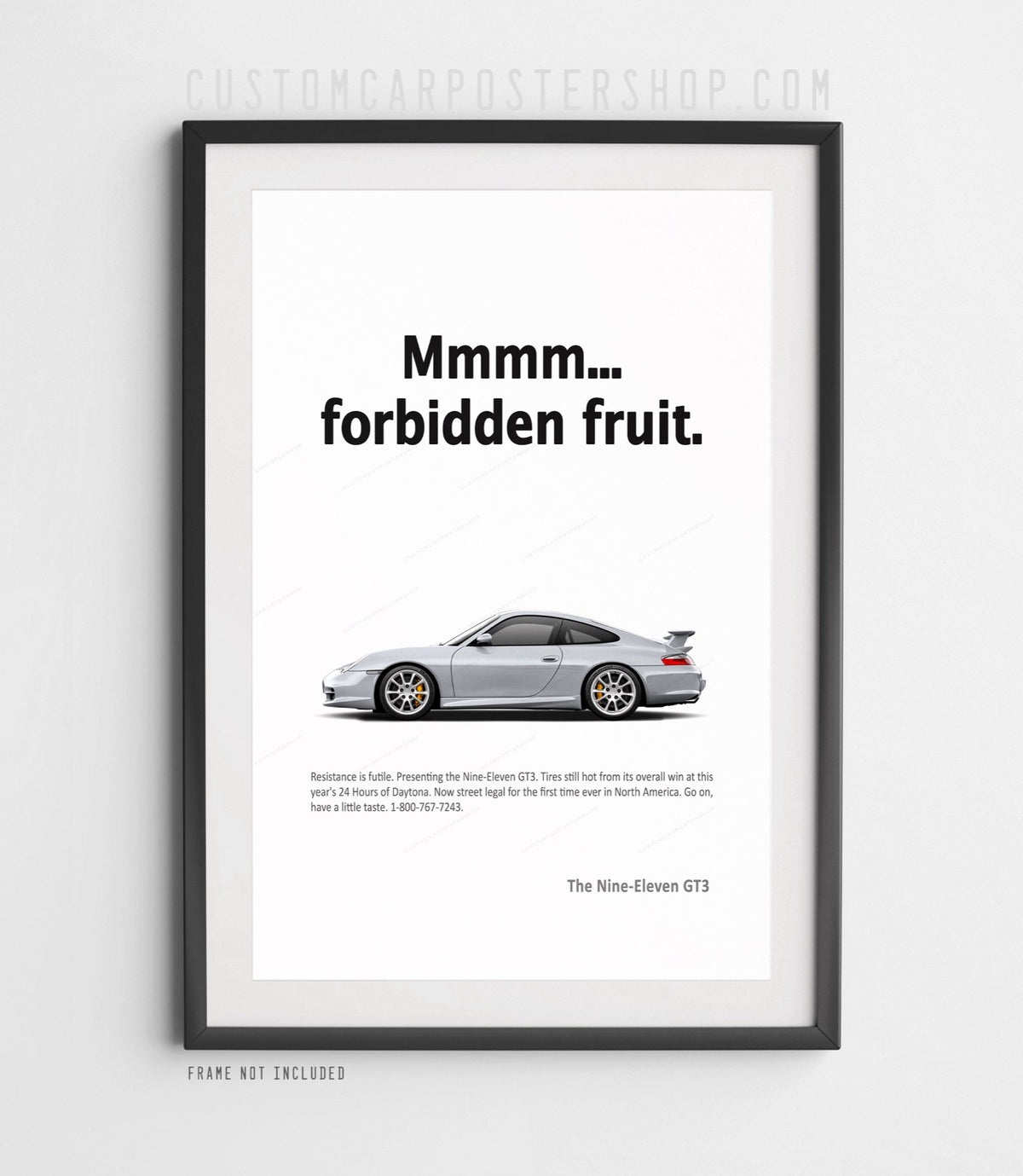 Porsche 996.2 911 GT3 Remastered Print Ad - Forbidden Fruit