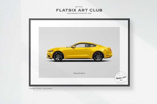 Ford Mustang 2015 Poster Framed Art